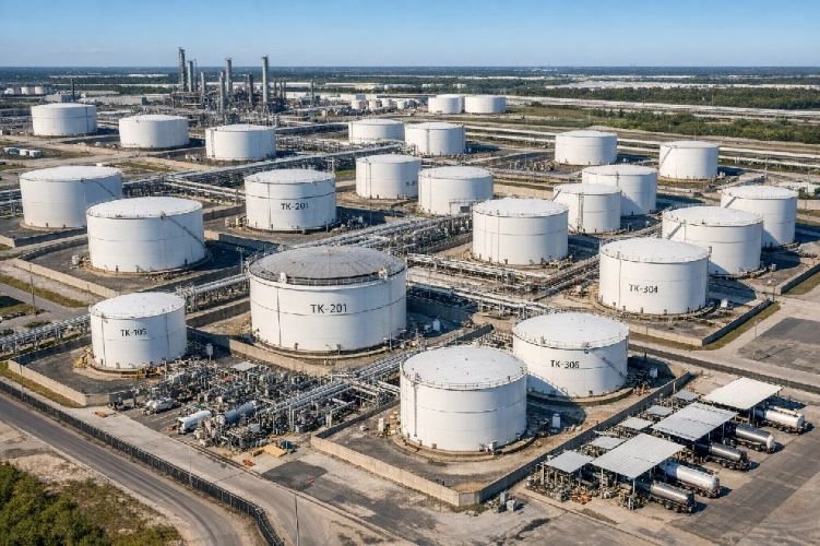 Oil and gas facility and storage tank monitoring using satellite imagery and AI detection