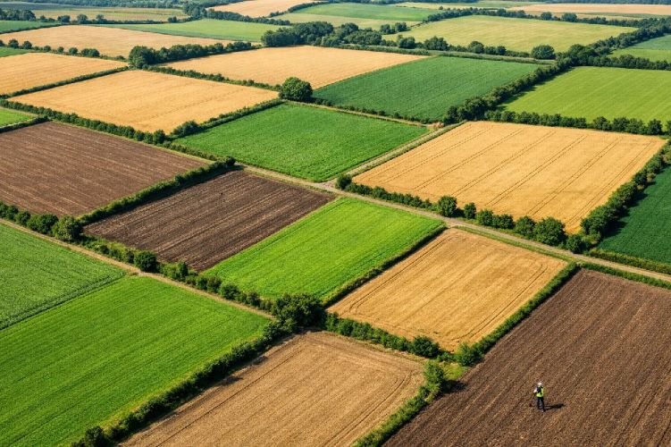 Field delineation and mapping using satellite imagery for precision agriculture applications