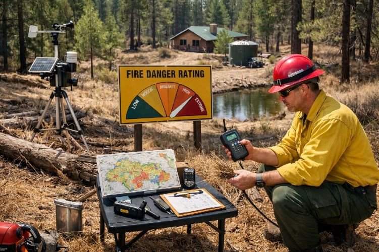 Forest fire risk assessment using satellite fuel load mapping and vegetation monitoring