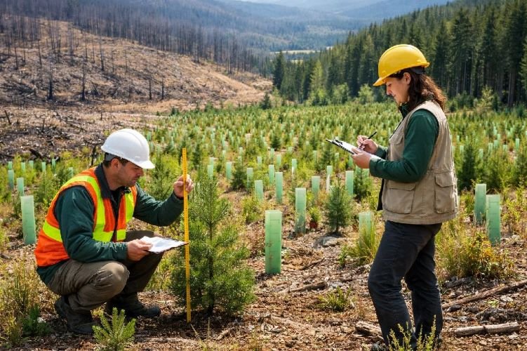 Forest regeneration and reforestation monitoring using satellite time-series analysis