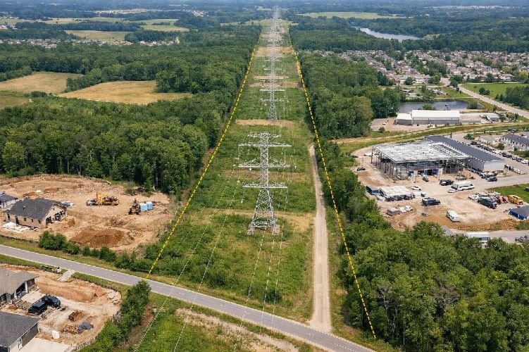 Right-of-way encroachment detection and ROW monitoring for utility corridor protection