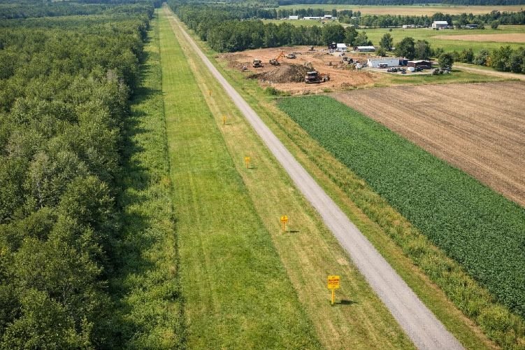 Right-of-way encroachment detection for pipeline monitoring and asset integrity management