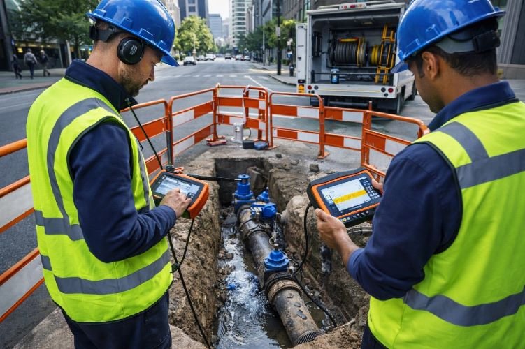 Satellite-based water leak detection for smart city water infrastructure and urban utilities management