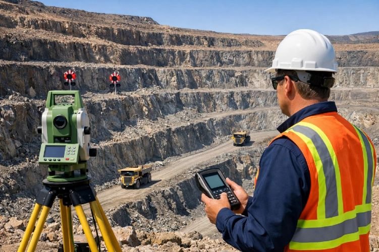 Slope stability monitoring using InSAR DInSAR for open pit mine safety and geotechnical analysis