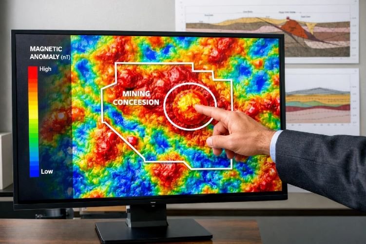 magnetic-anomaly-map-mineral-deposit
