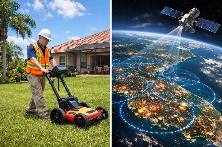 Florida Sinkhole Detection Methods Comparison GPR Satellite