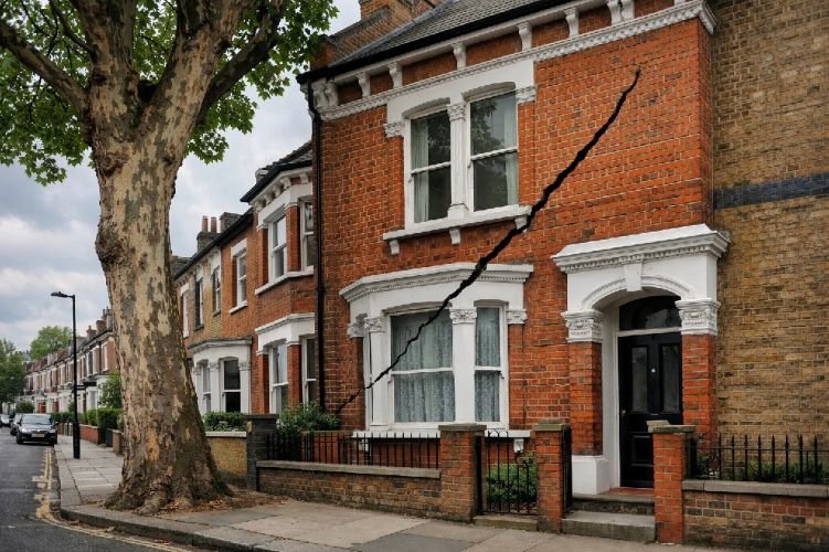 Victorian Terraced Houses Subsidence Cracks London