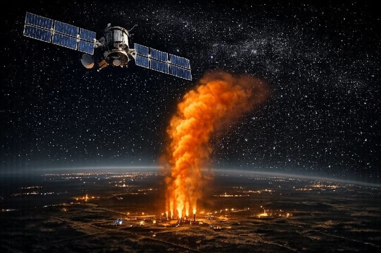 satellite methane detection oil gas operations infrared monitoring