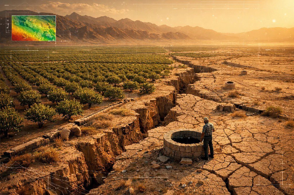 satellite subsidence monitoring agriculture