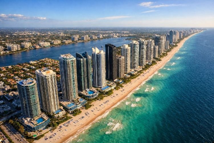 satellite subsidence monitoring in Miami Beach